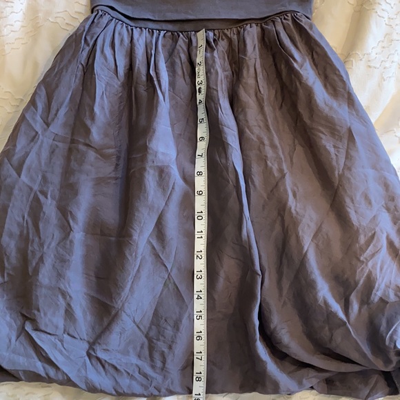 Kristense du Nord silk fold over band skirt gray 3 - Picture 6 of 8